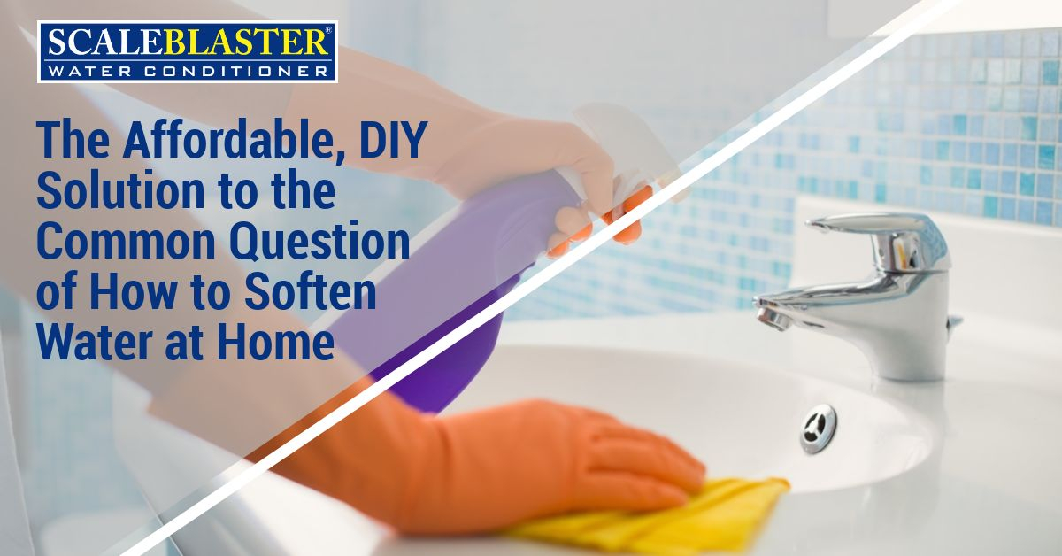 how to soften water at home